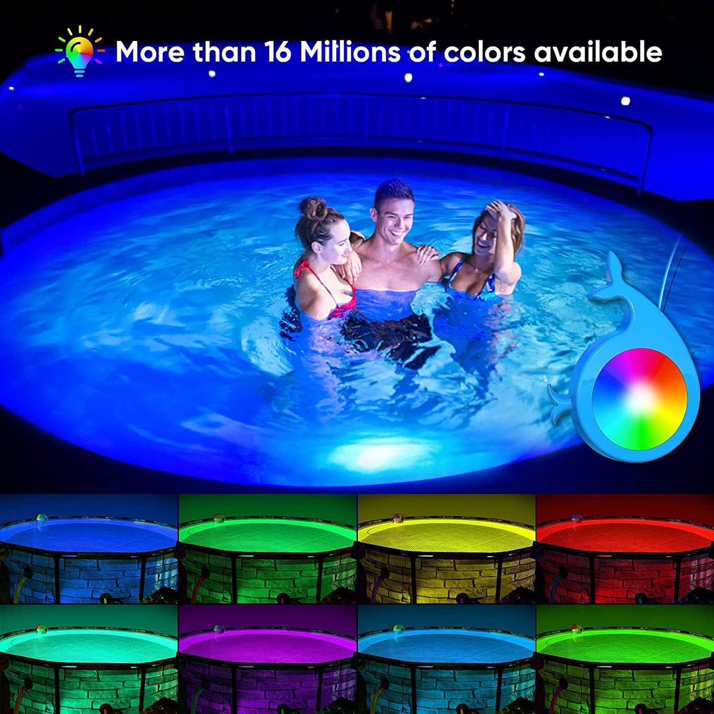 Luz LED para piscina sumergible