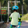 Casco de bicicleta para niños pequeños con luz, xs (47-52cm)