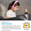 BuddyPhones Explore+- Auriculares para niños con limitación de volumen, cable para compartir audio integrado con micrófono