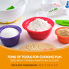 Curious Chef - Kit de medición y preparación para niños, 17 piezas