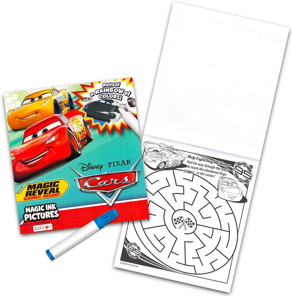 Cars-Libro de actividades con marcador