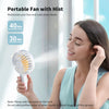 Otlonpe- Ventilador de nebulización portátil, blanco