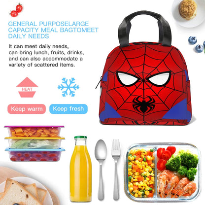 Bolsa de almuerzo con aislamiento portátil, Spiderman