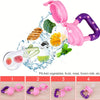 Sill wraps baby-Chupete de alimentos para frutas, rosa con morado