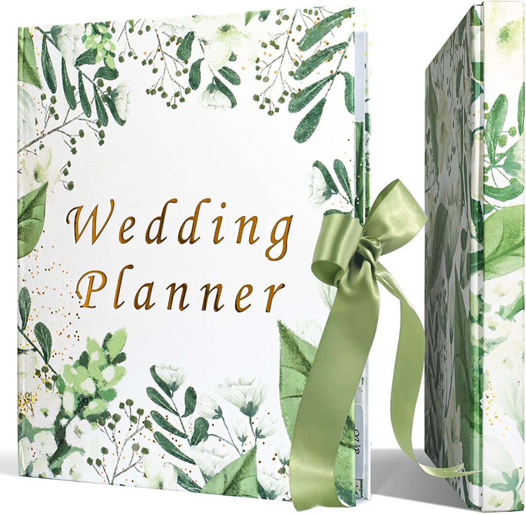 Kit de planificación de recuerdo boda cartón organizador