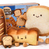 Almohadas con forma de pan, 4 uds