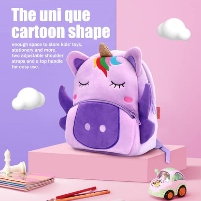 Mochila de unicornio morada