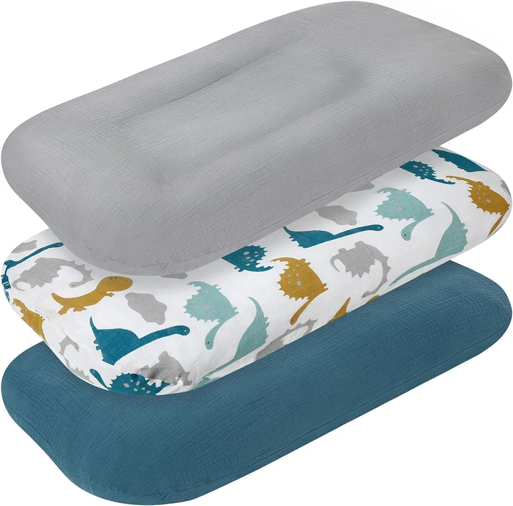 Newwiee- 3 Piezas Funda Suave para Tumbona de Bebé