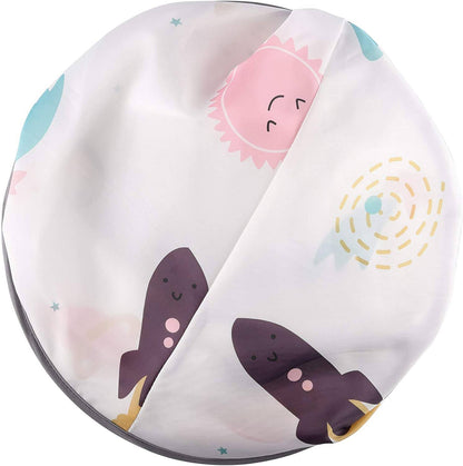 Capa de corte de pelo para niños Paraguas de peluquería plegable impermeable, 2 uds