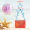 Bolsa de malla para juguetes de playa para niños , 3 unidades