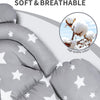 FEISIKE- Inserto infantil compatible con 4moms mamaroo y Graco, gris estrellado