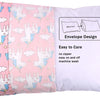ZPECC- Deep sleep, 3 en 1 set de dos almohadas y fundas, 8"x12", unicornios