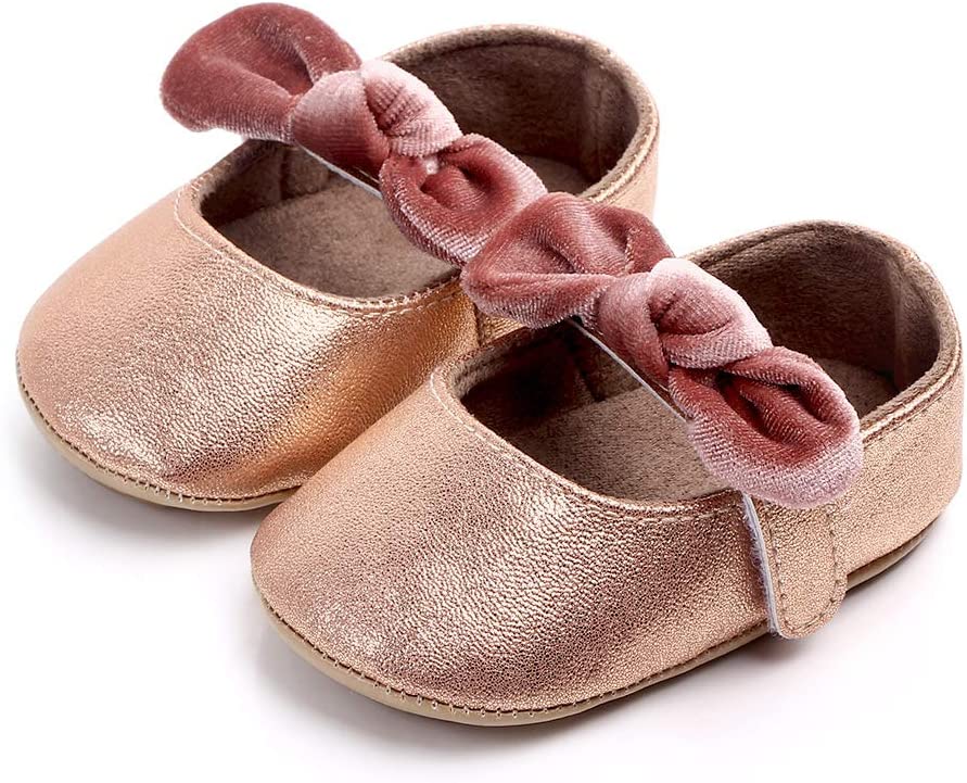 Myppgg-Zapatos Antideslizantes para bebé niña Mary Jane, talla 5