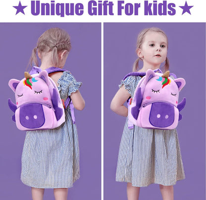 Mochila de unicornio morada