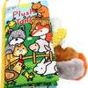 Jollybaby-Libro de actividades de tela con tela arrugada, colas de felpa