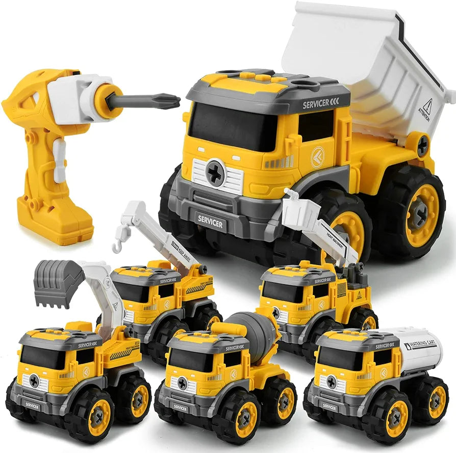 GizmoVine- Juguetes de construcción 6 en 1 para niños