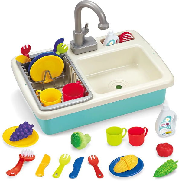 Regalo Niña Años Cute Stone Fregadero De Cocina Con Grifo De