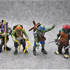 BELOH- Tortugas Ninja , figuras de acción (4 piezas de 4.7 pulgadas)