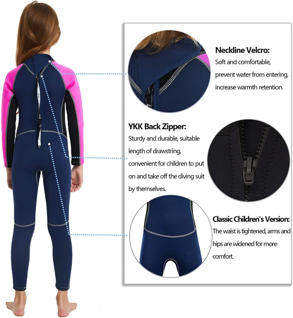 Traje de baño completo para niña talla M