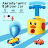 Coche alimentado por globos lanzador de globos con 12 globos y lanzadores de autos
