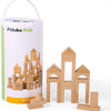 Pidoko- Bloques de madera para niños – Paquete de 100