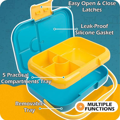 CherylBento Box para niños 32 oz, videojuegos