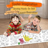 Rollo de papel para colorear de gran tamaño para niños 120x 15 pulgadas