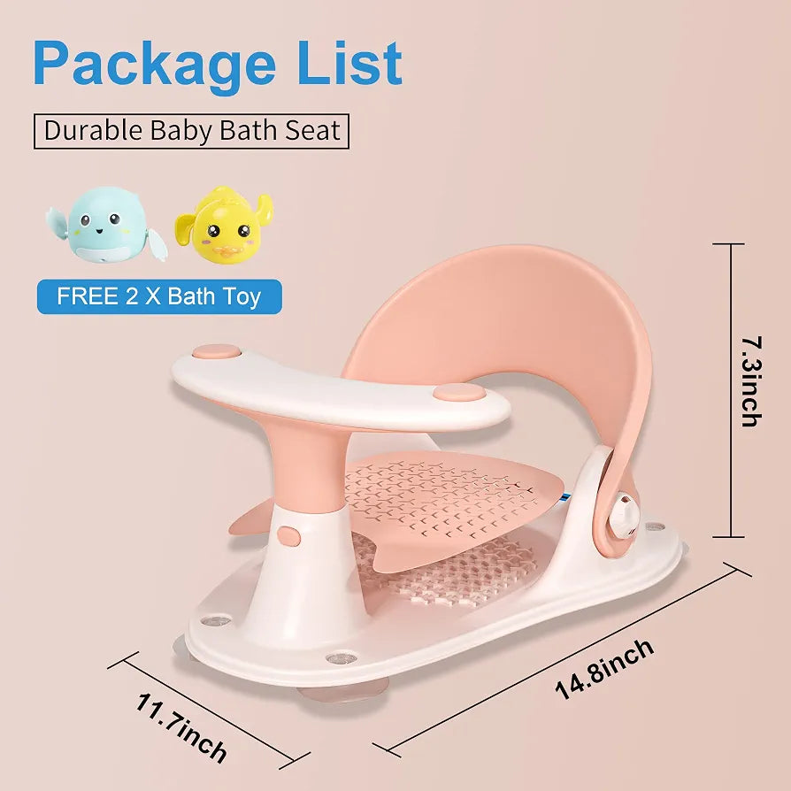 Asiento de baño para bebé, asiento de baño para bebé