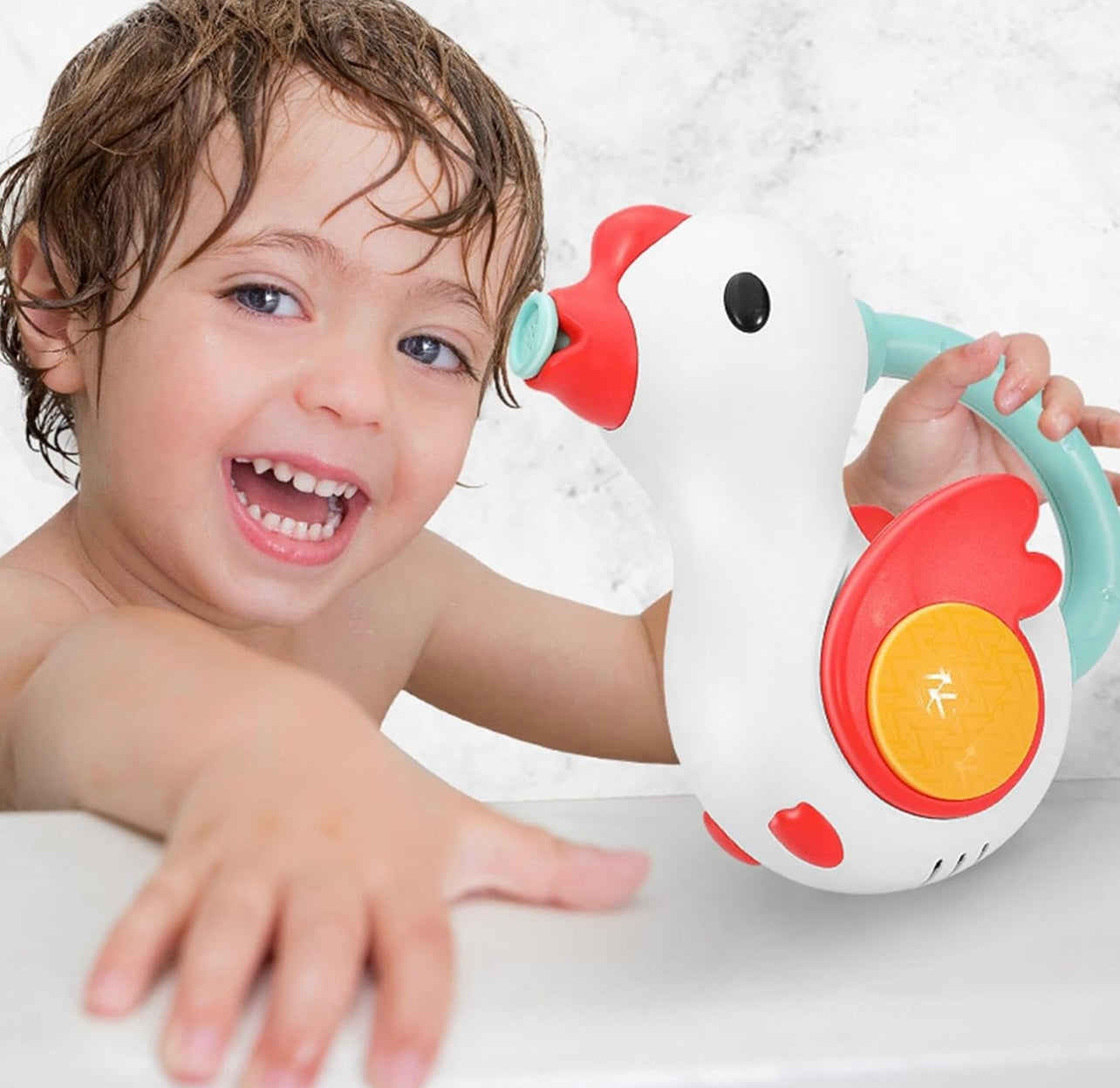 baño Agua para Nadar - Cisne Flotante bañera Cuerda