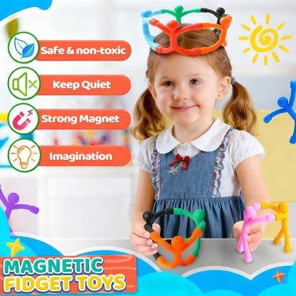 Juguetes magnéticos de viaje para niños pequeños, 5 piezas