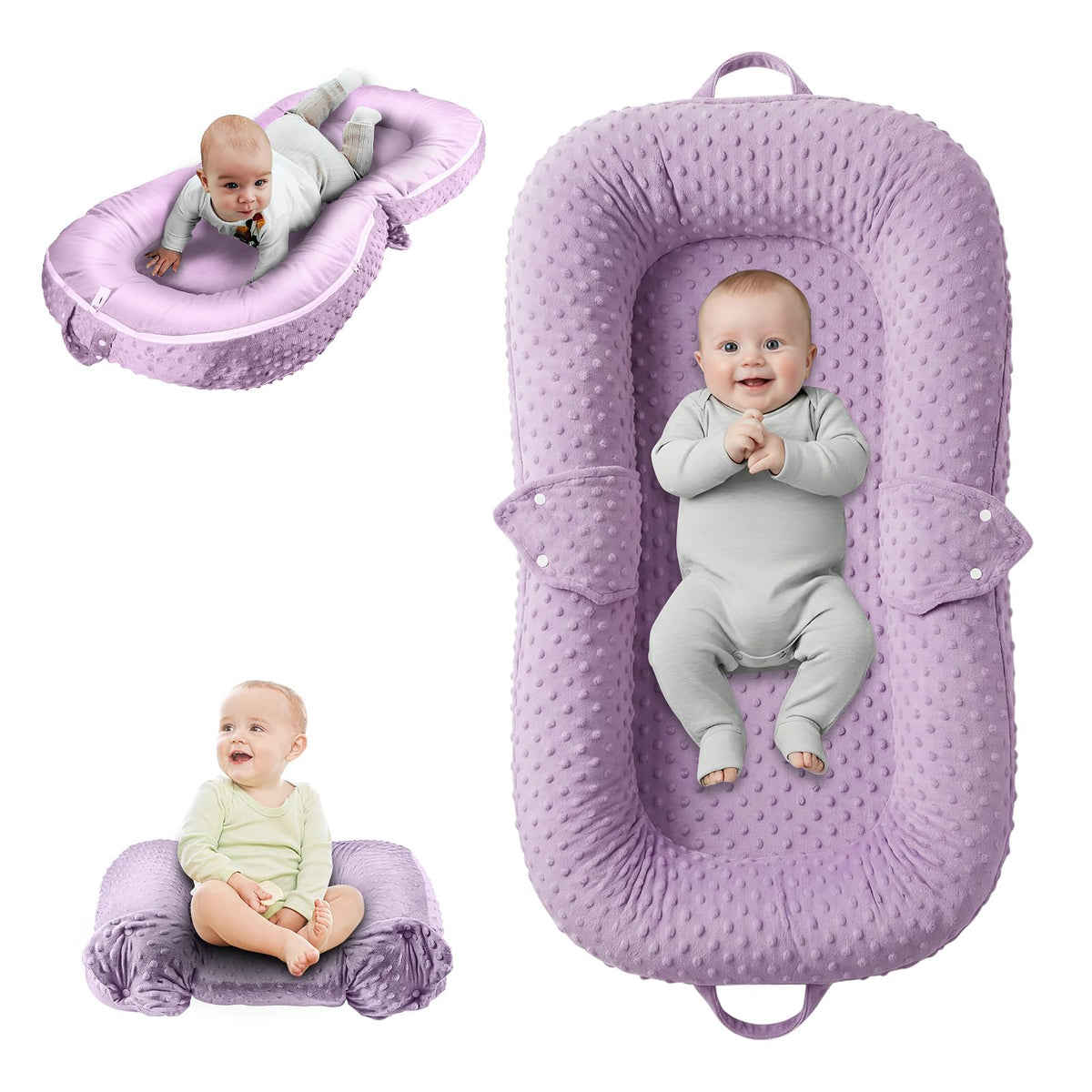 Tumbona para bebé Lavanda/Morado