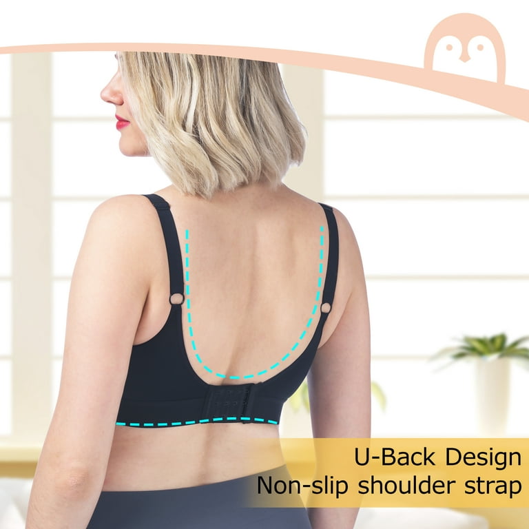 Momcozy- Sujetador de bombeo manos libres, talla L