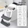 HKAI Asiento de entrenamiento para ir al baño con escalera