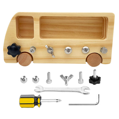 Montessori - Tablero de destornilladores para niños
