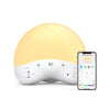 Máquina de sonido para bebés, luz nocturna, reloj de activación