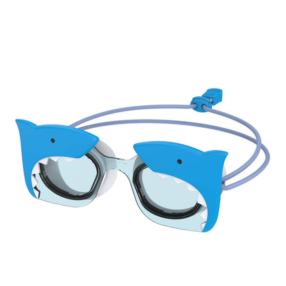 Gafas de natación Speedo Sunny Vibes para niños - Tiburón azul: Correa ajustable