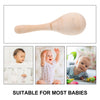 Mini maracas de madera, 5 unidades