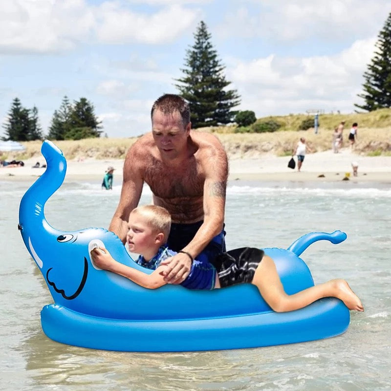 Flotador de piscina de elefante inflable