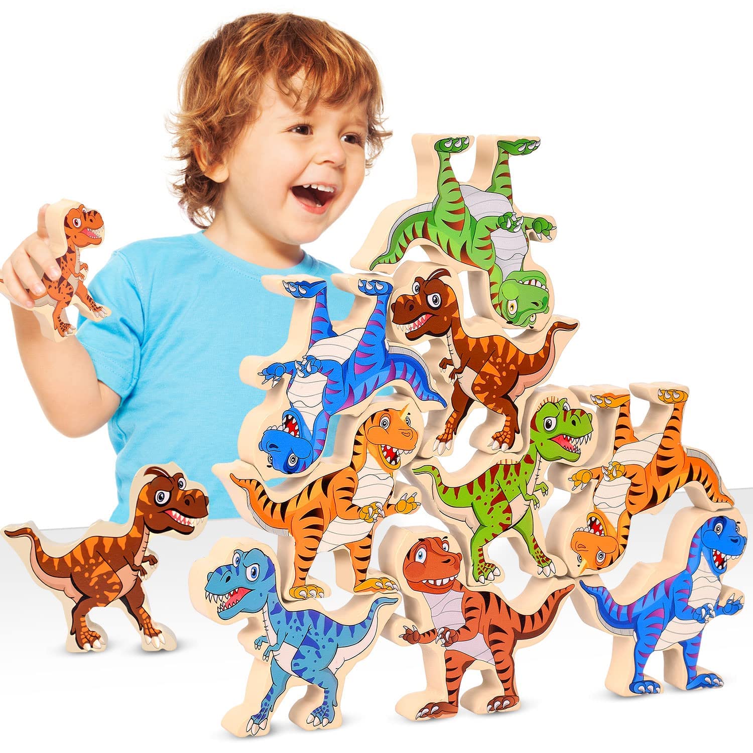 ACOUCB Juguetes de dinosaurio, 14 piezas