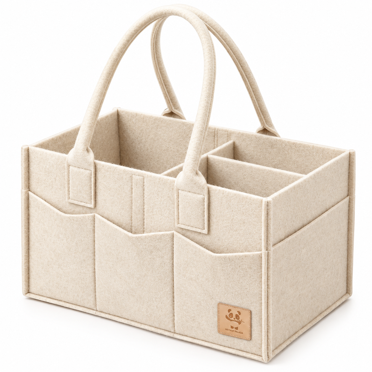 PandaEar- Organizador de pañales para bebé, beige