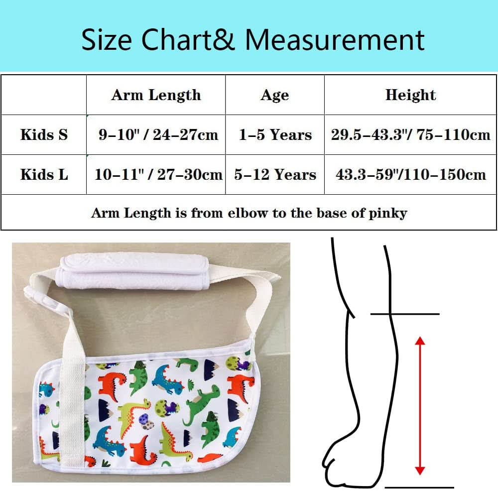 Eslinga de brazo de dinosaurio para niños