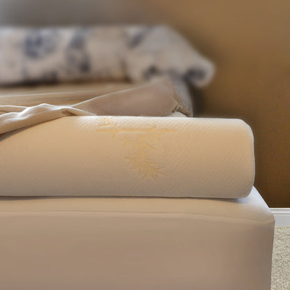 Milliard Parachoques de cama, con funda de bambú y funda antideslizante, hipoalergénica, resistente al agua y lavable