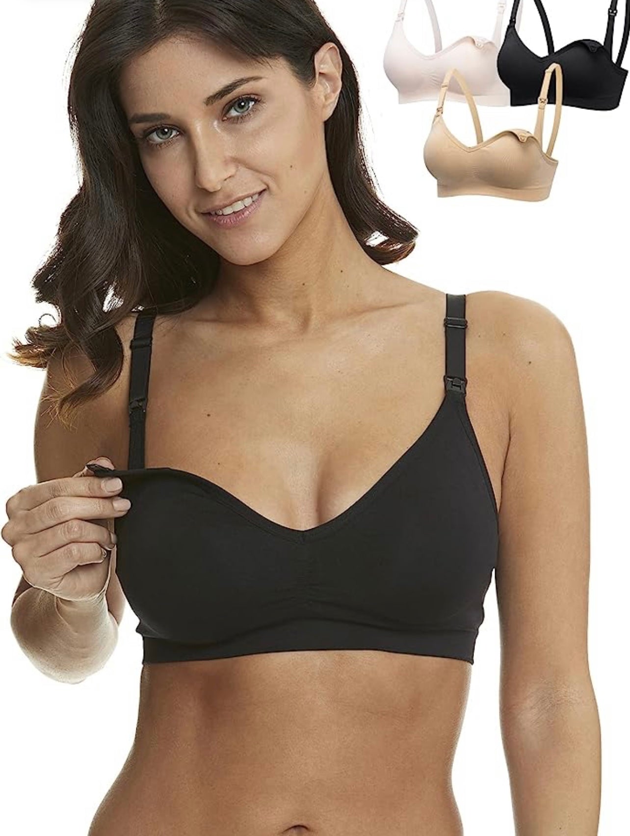 HOFISH Paquete de 3 brasieres, talla M