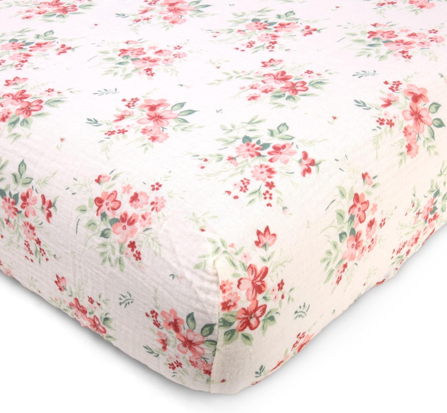 Metplus- Sábana de muselina de algodón 100 % suaves y transpirables