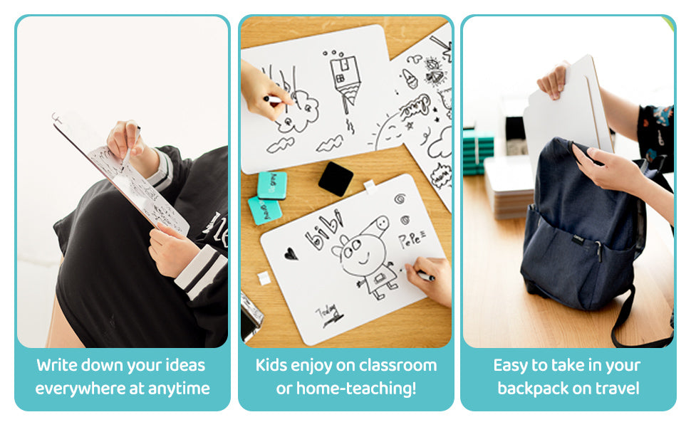 Upgrey Lapboards de borrado en seco