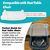 LuQiBabe-Bandeja de comedor para bebés competible con silla de mesa rápida, diseño transparente