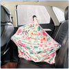 Funda para asiento de automóvil para lactancia materna, rosa floral