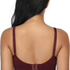 Conjunto de 2 brassieres de lactancia, negro y vino, talla L