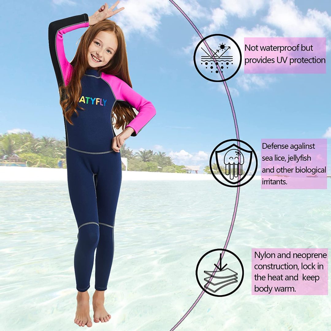 Traje de baño completo para niña talla M