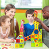 Coodoo-Bloques magnéticos mejorados, azulejos resistentes, juguetes STEM para niños, 30 piezas